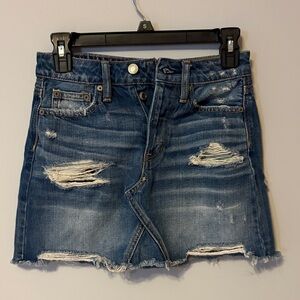 American Eagle Denim Mini Skirt